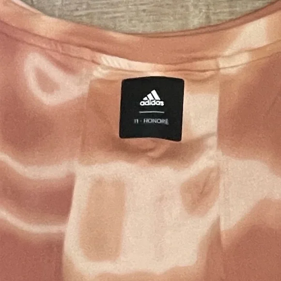 NWT ADIDAS 11 HONORE  TRAINING TEE BLUSH COLOR GLAM PRINT  (PLUS SIZE) SIZE 2X - Picture 7 of 8
